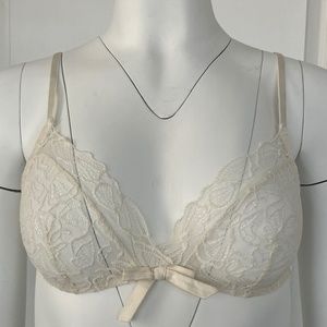 ERES new white lace bra 34B